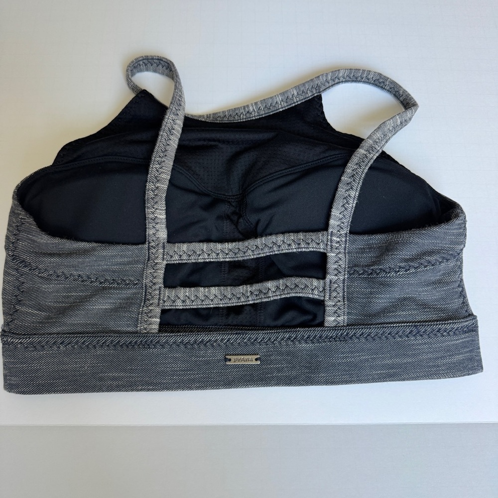 prAna High Neck Strappy Back Yoga Sports Bra Size S- EUC - Picture 3 of 9